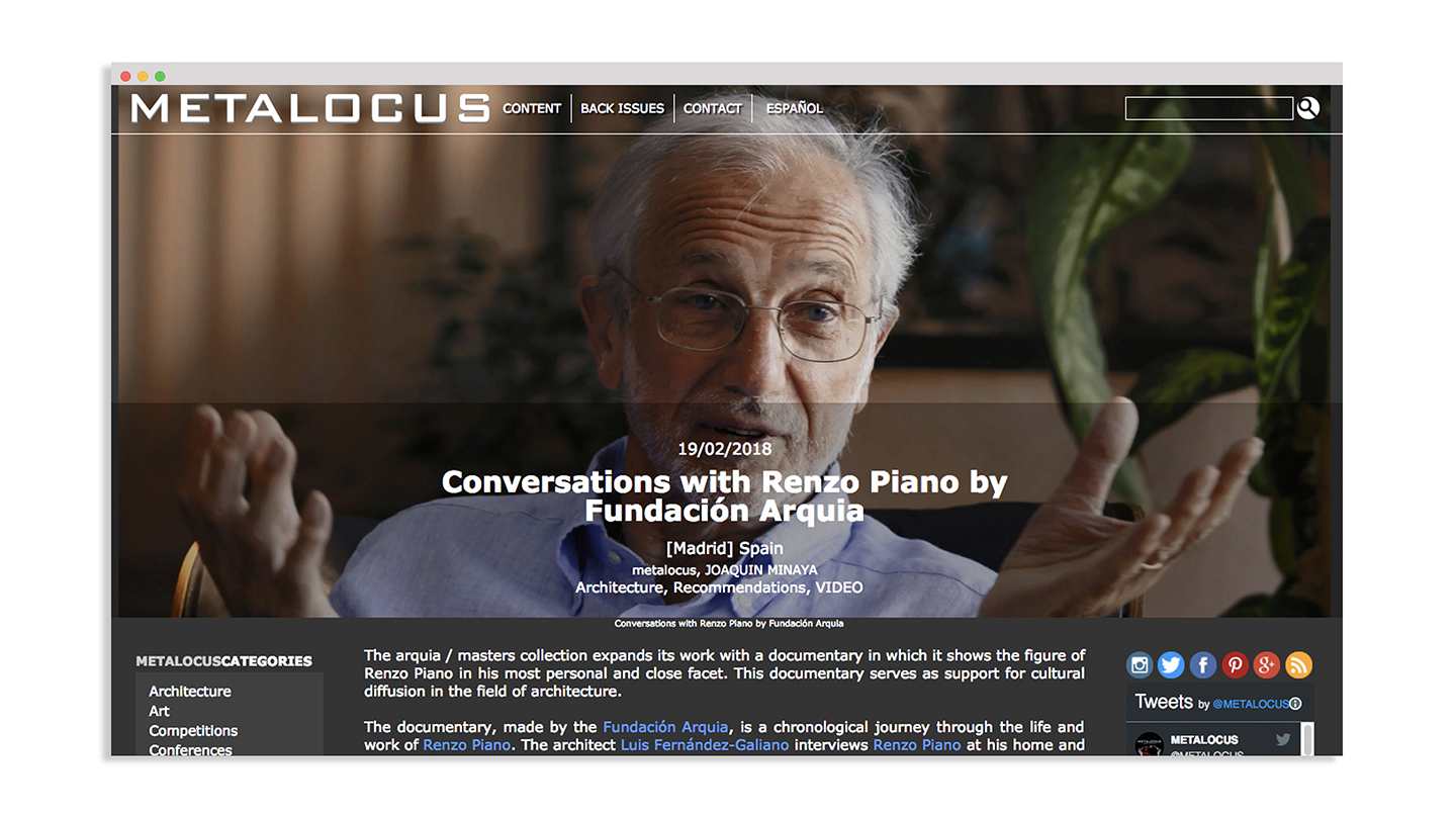 FOLCH - Renzo Piano: The Maestros Series