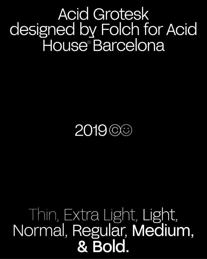 Acid Grotesk | FOLCH